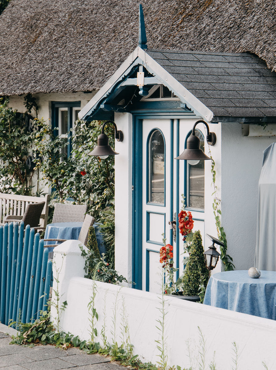 Serviettes de table Extérieur Rayures Bleu