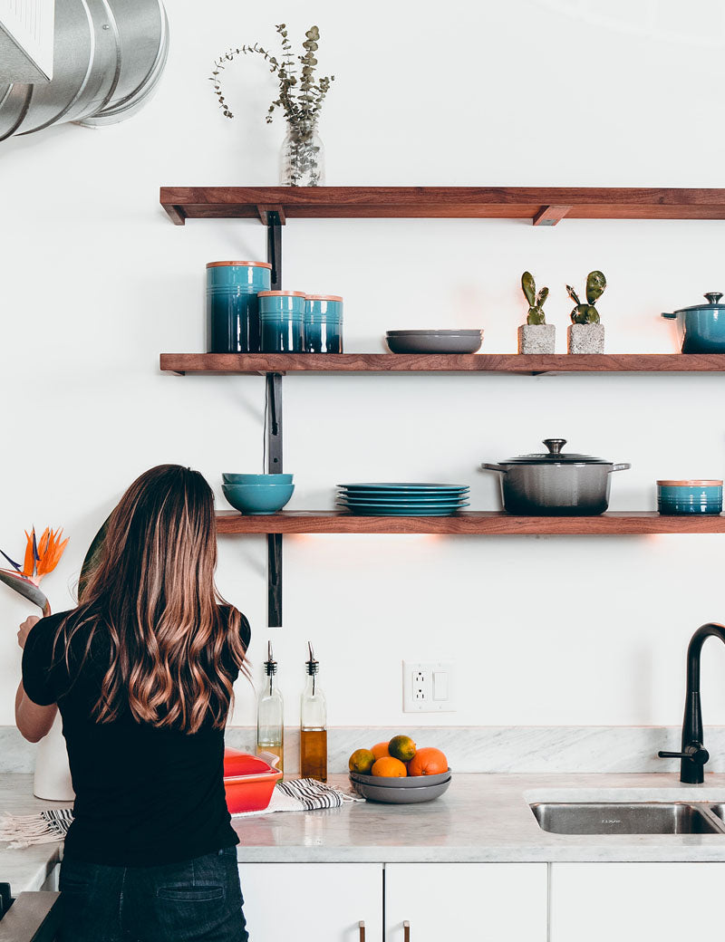 Serviettes de table Coton Uni Petrol