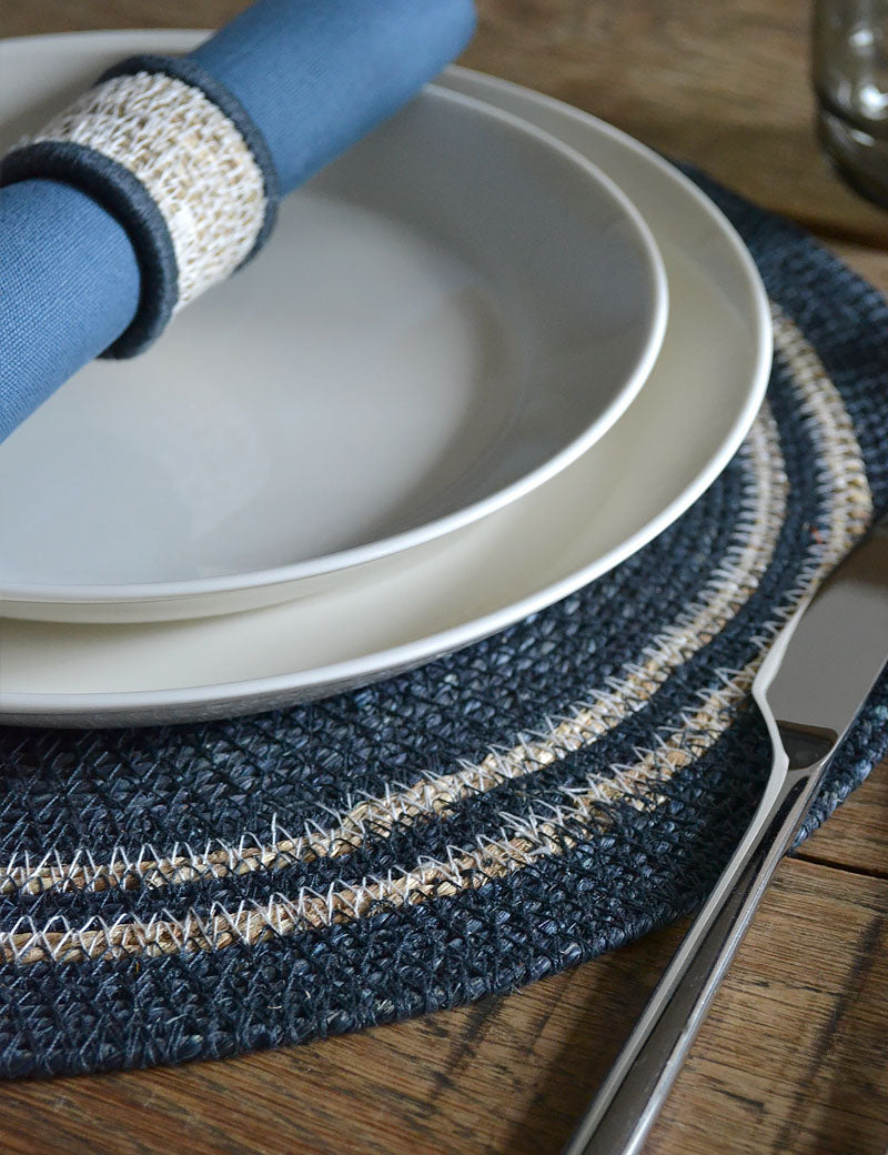 Set de Table Rond Tortilla 38cm Moutarde Set de Table Rond Tortilla 38cm Moutarde