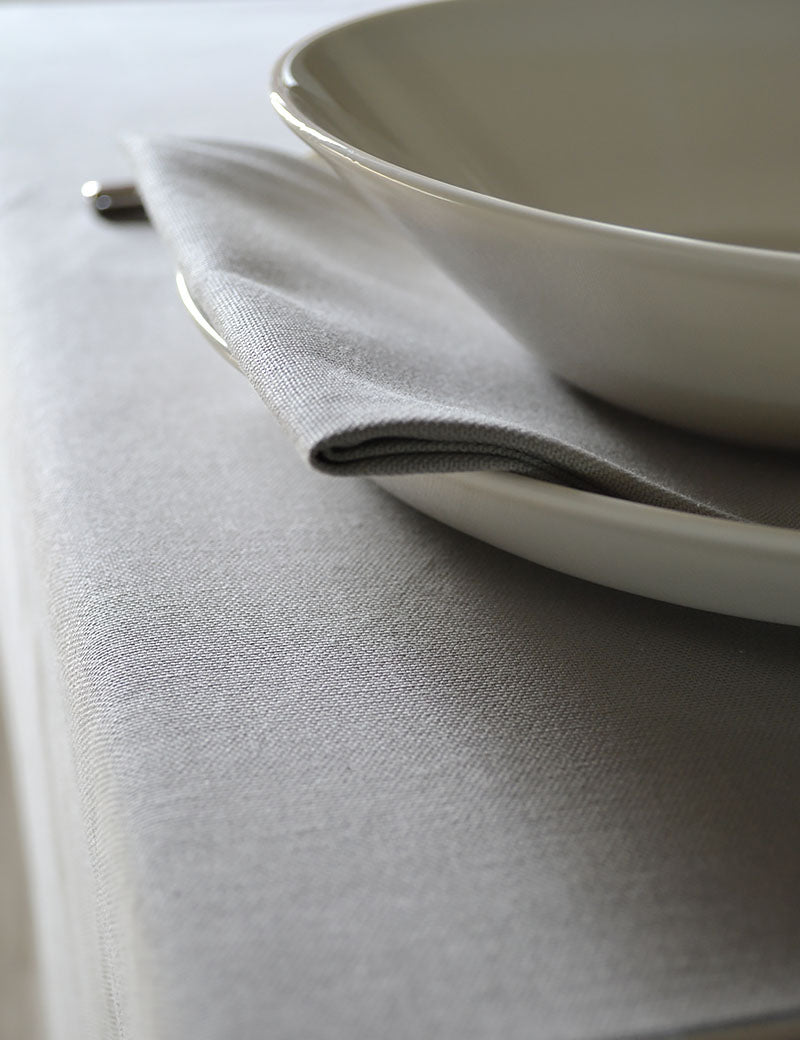 Tovaglioli Cotone Uni Grigio