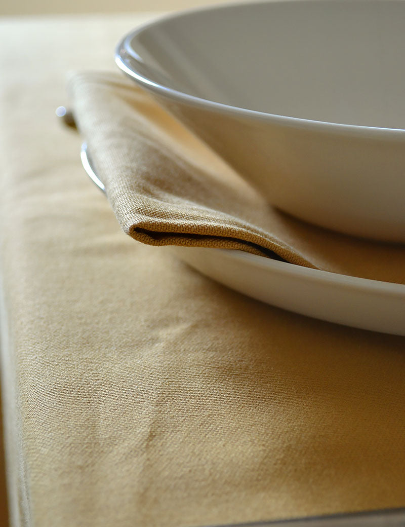 Servetten Uni Katoen Honing