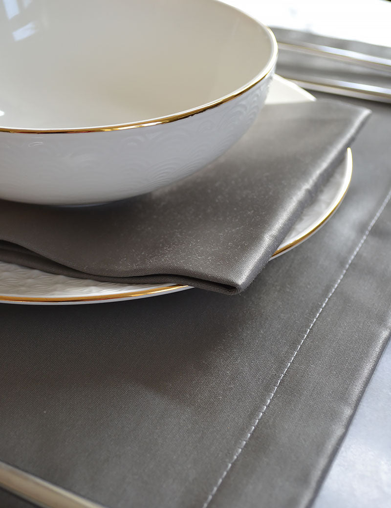 Placemats Shiny-Chic Grafiet