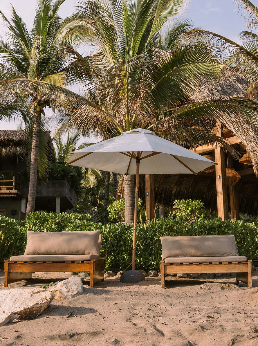 Serviettes de table Extérieur Flowers Noyer