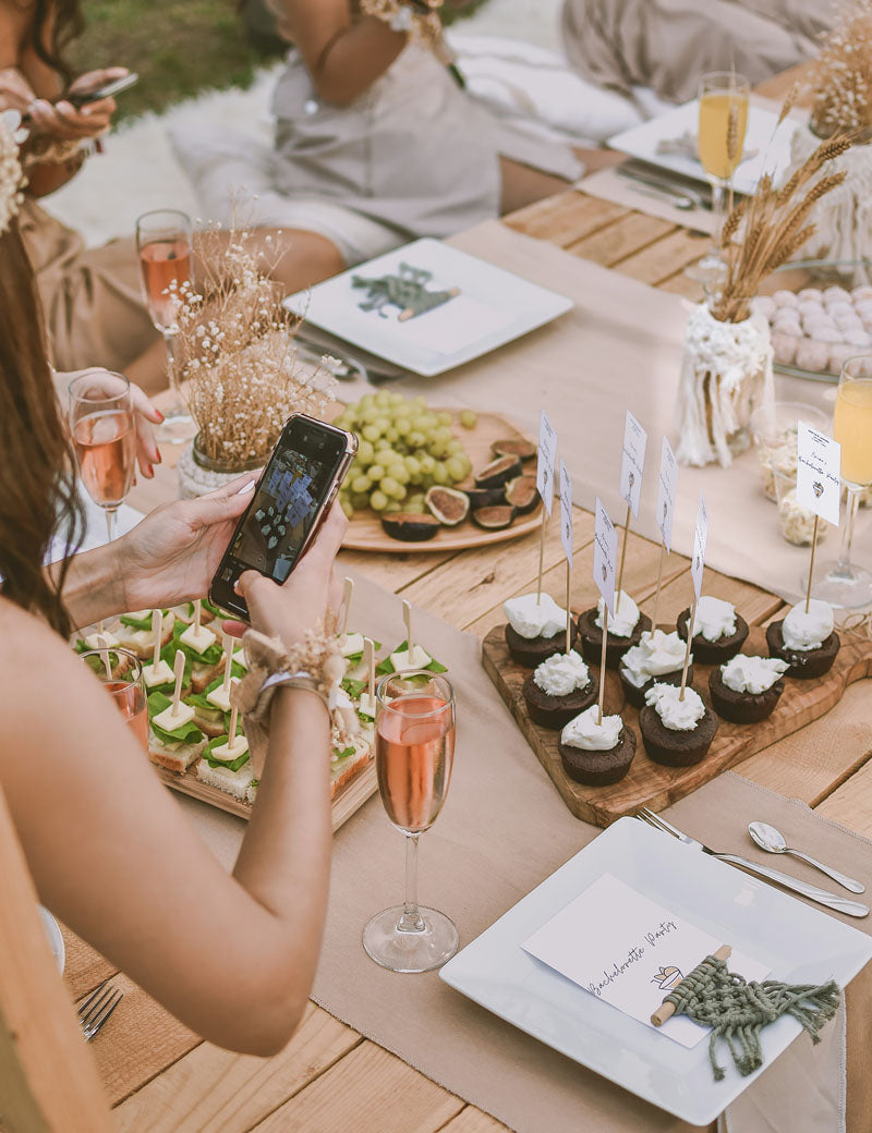 Serviettes de table Lin Gastronomie Taupe