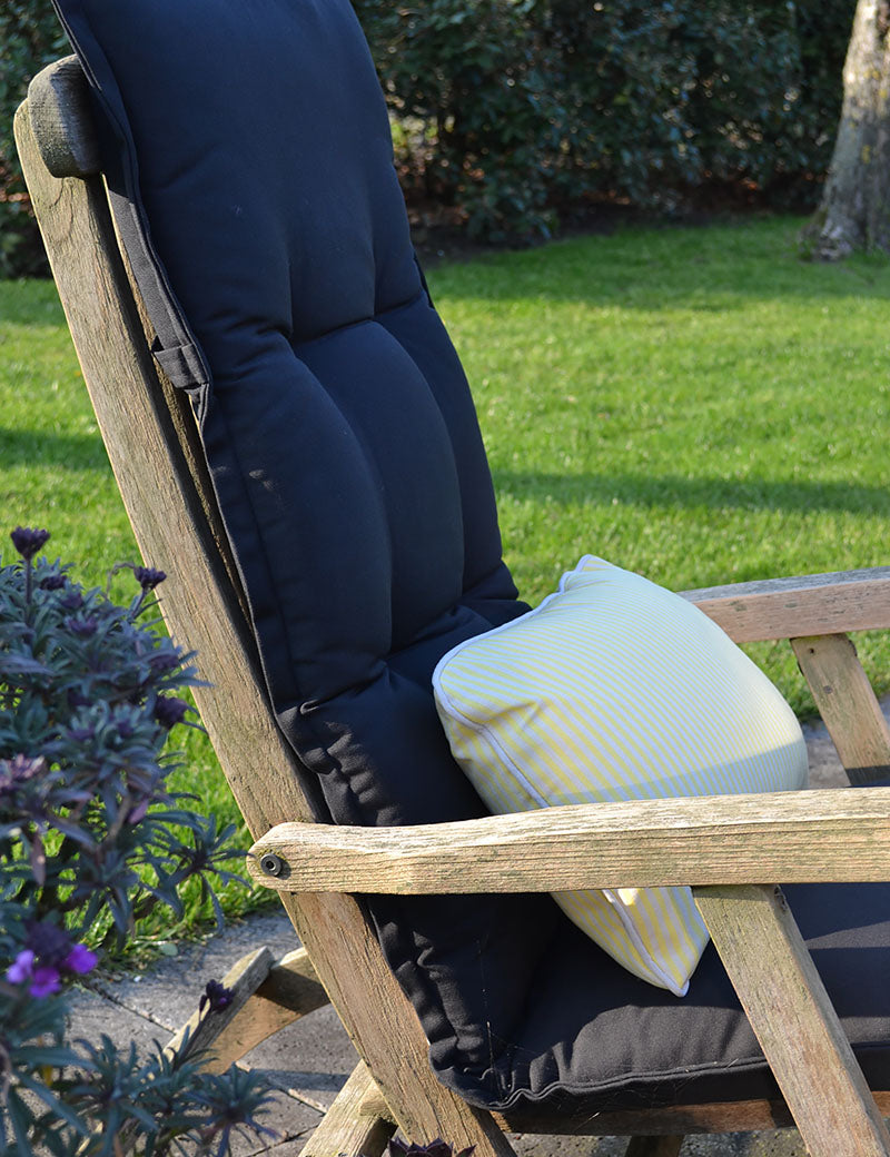 Outdoor Sierkussen Streepje Geel / Beige Bies