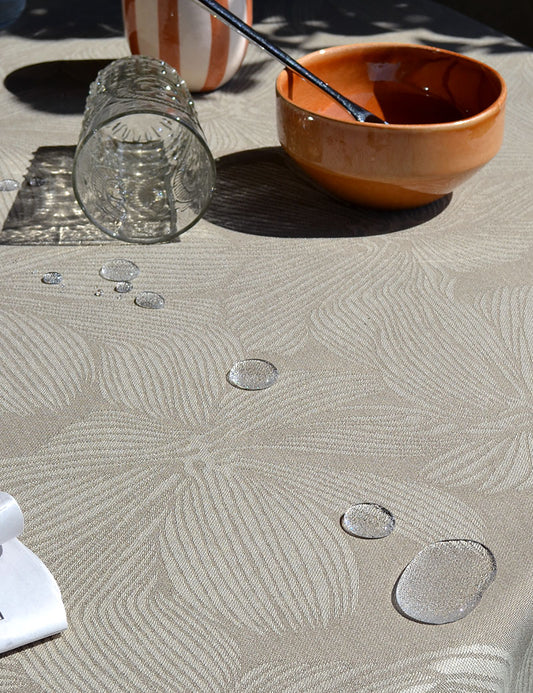 Tovaglia Esterno Jacquard Noce