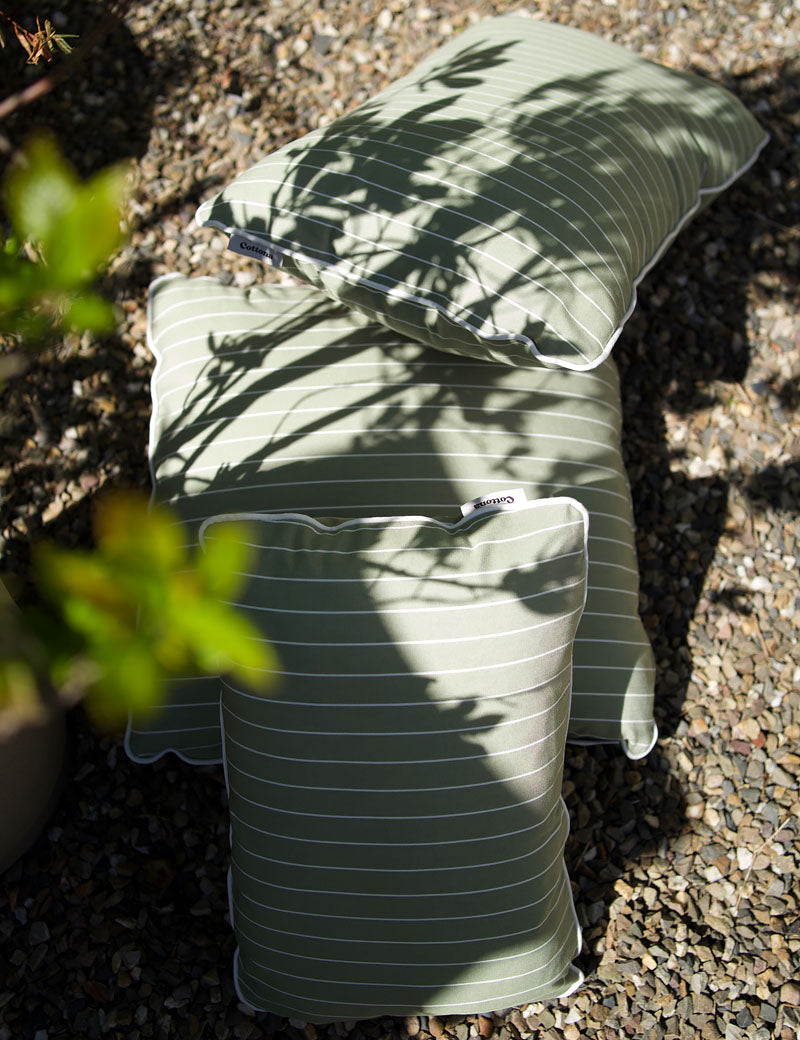 Cojin de Exterior Verde Tilo
