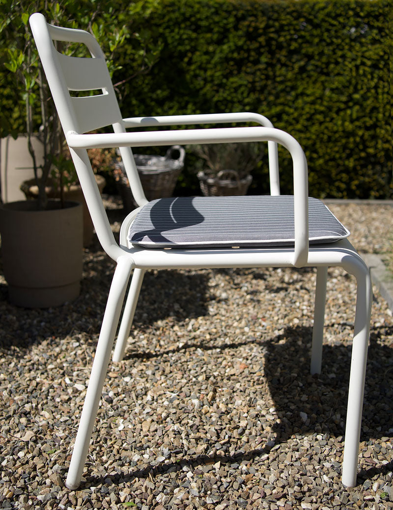 Cojin de Asiento Exterior Gris Oscuro