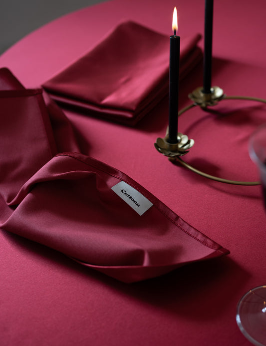 Napkins Shiny-Chic Ruby