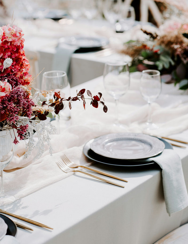 Tablecloth Shiny-Chic Ivory