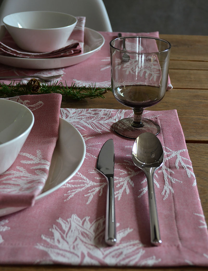 Placemat Kerst Rood