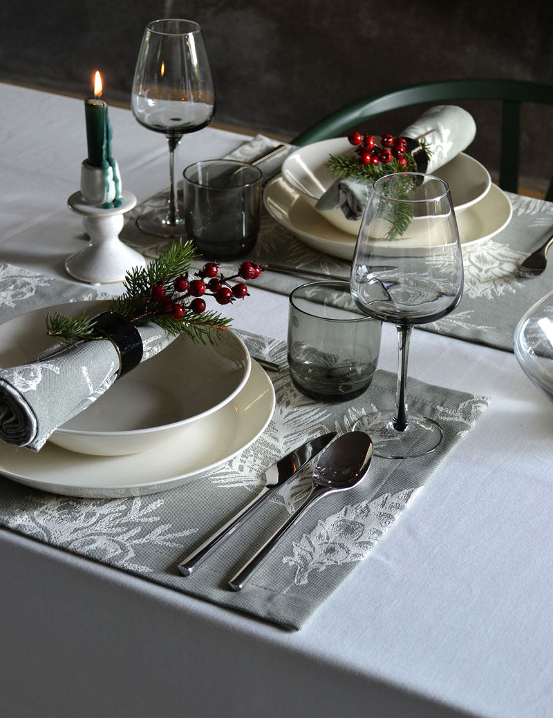 Placemat Kerst Groen