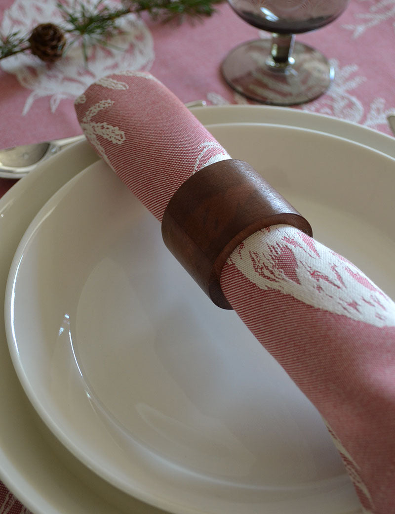 Serviette de Table Noël Rouge