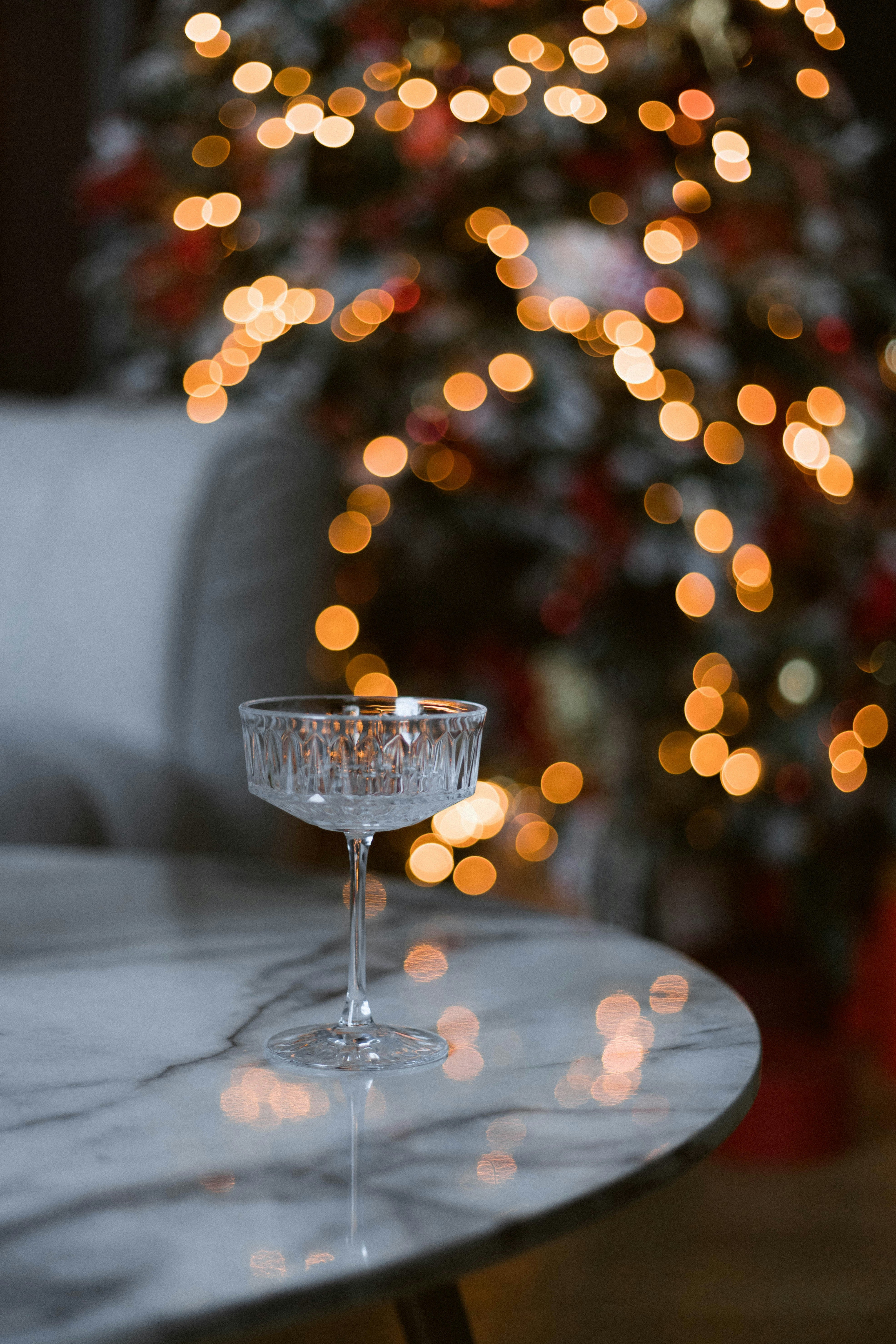 Sets de table en lin blanc avec texte brodé "Merry Christmas" en doré