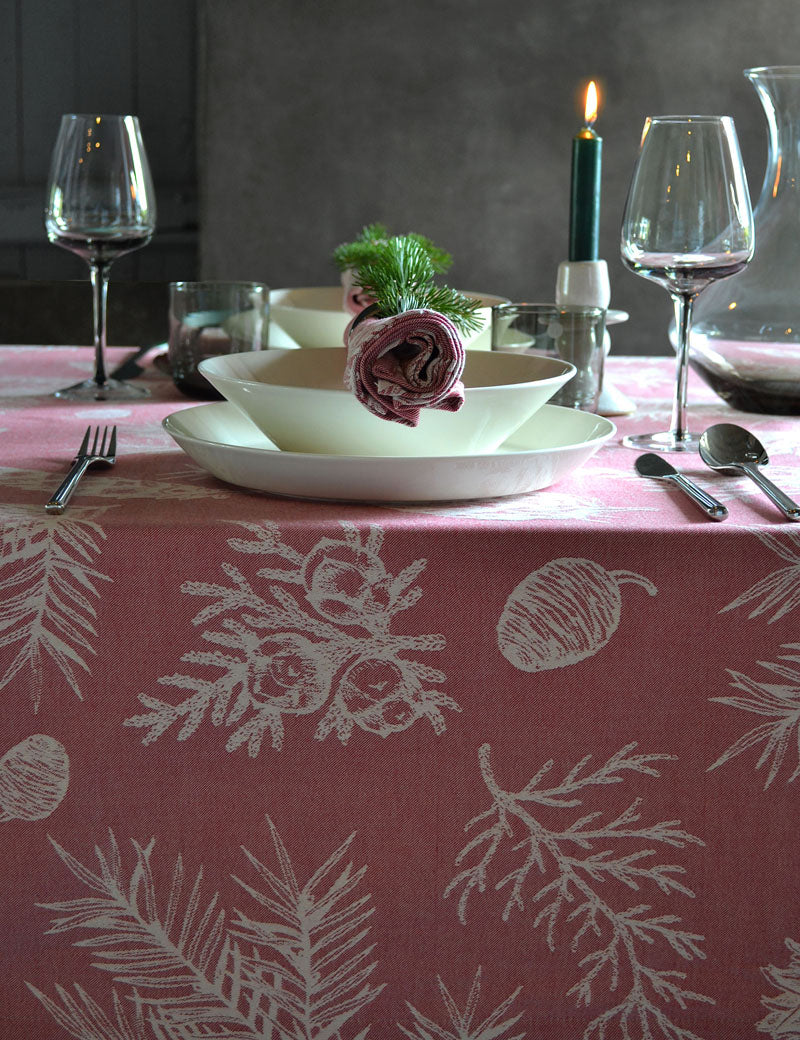 Nappe de Noël Rouge