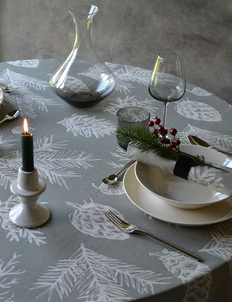 Nappe de Noël Verte