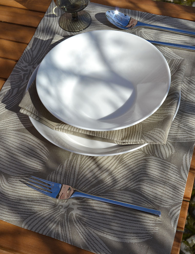 Placemats Outdoor Jacquard Walnut