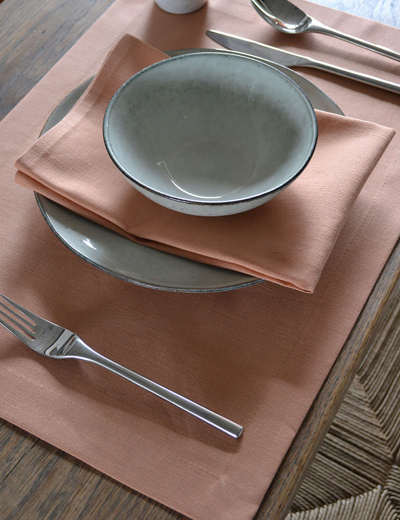 Placemats Hospitality linen Terracotta