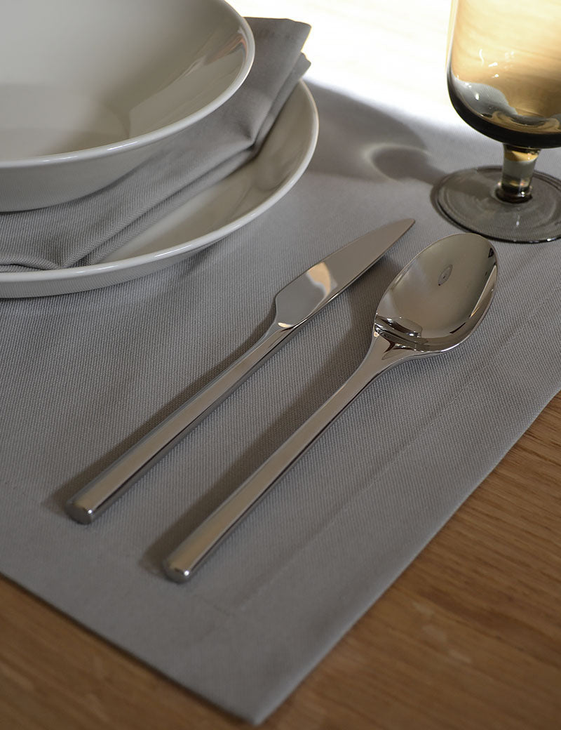 Placemats Uni Cotton Grey