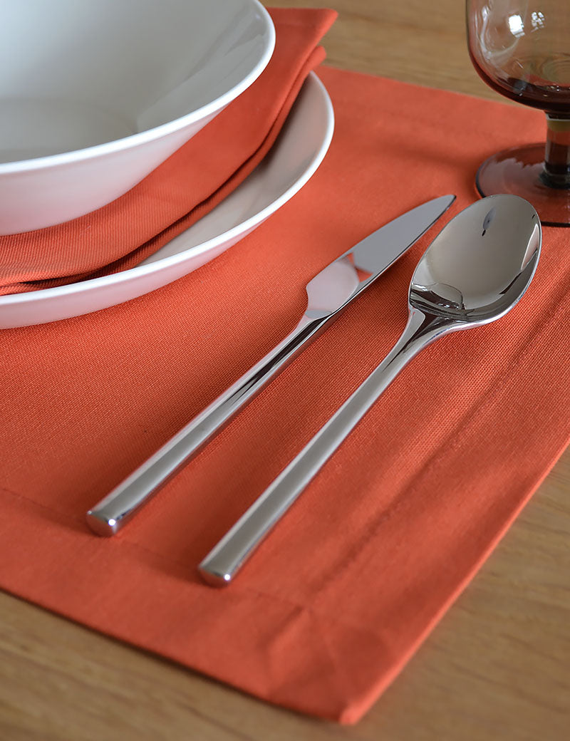 Placemats Uni Cotton Pumpkin