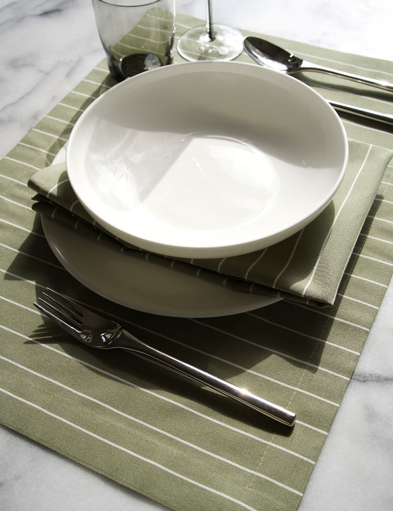 Servetten Outdoor Lindegroen