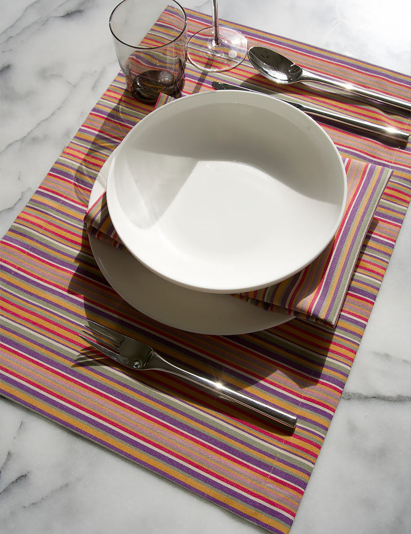 Sets de table Extérieur Orange Basque