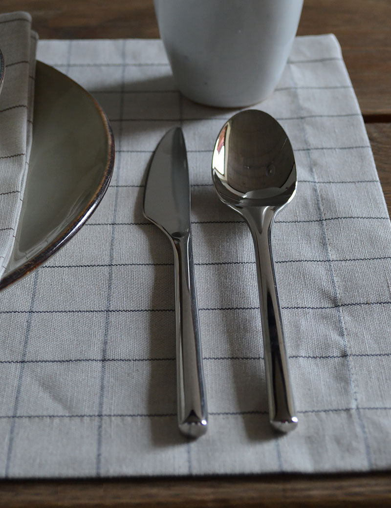 Placemats Horeca Linnen Naturel Met Ruitjes