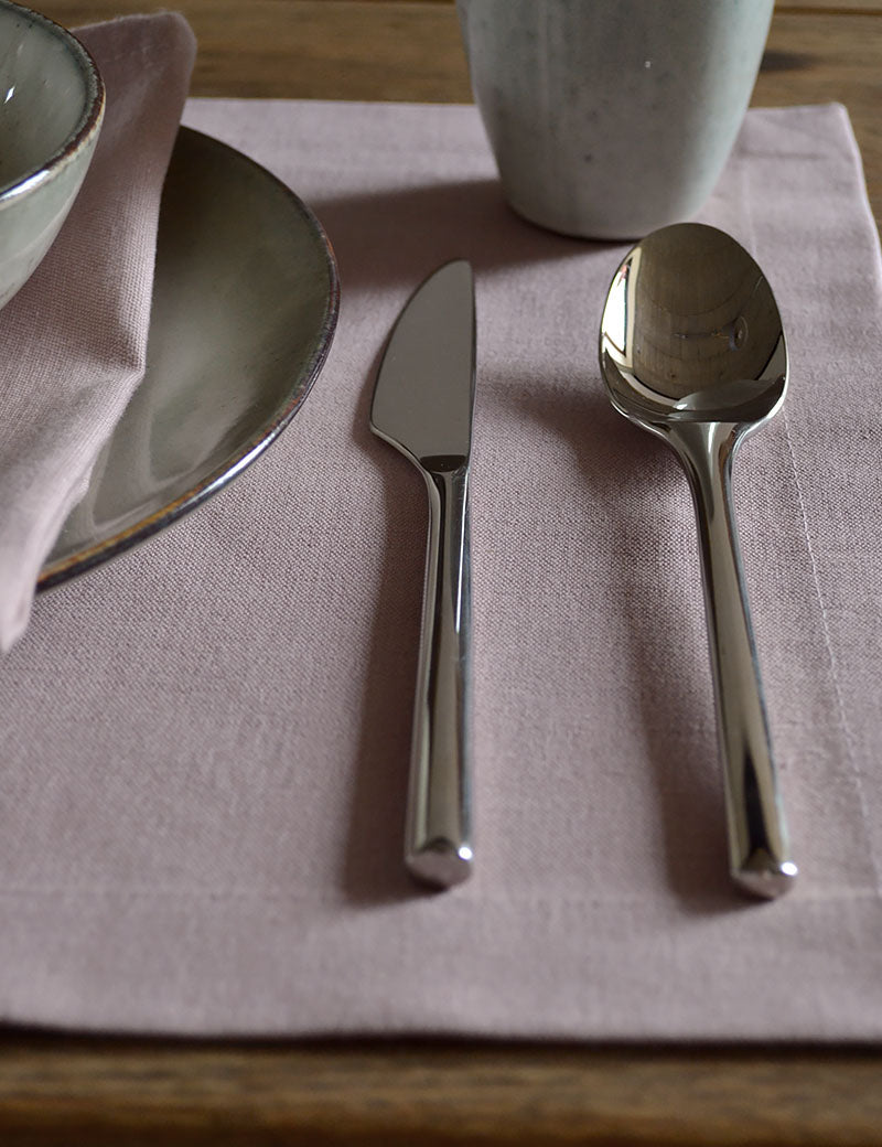 Sets de table Lin Gastronomie Rose Ancien