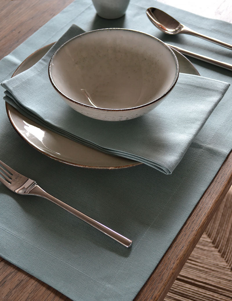 Placemats Hospitality linen Jade Green