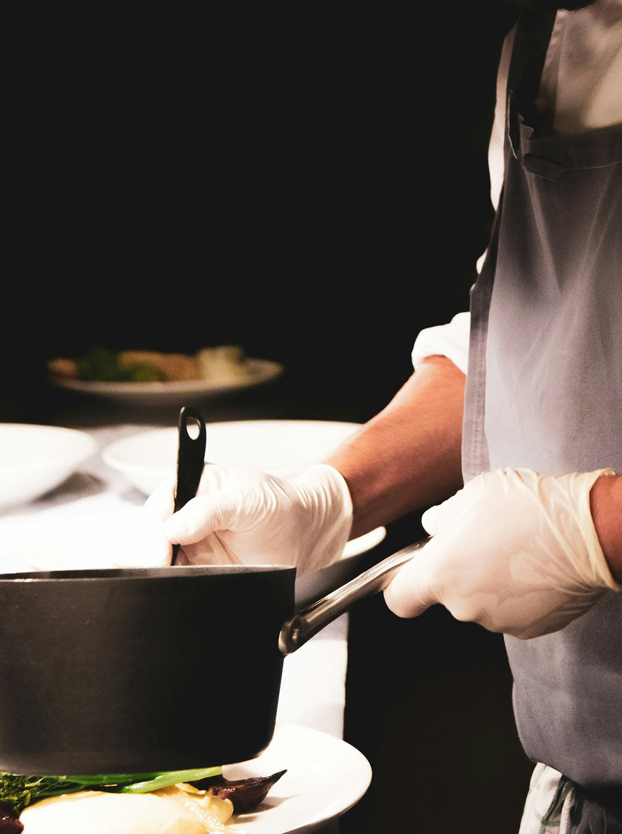 Linen aprons Stone