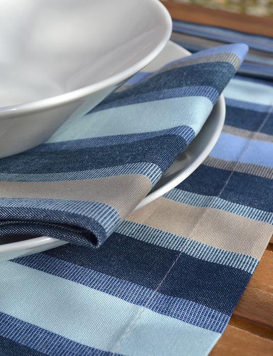 Napkins Outdoor Basque Blue