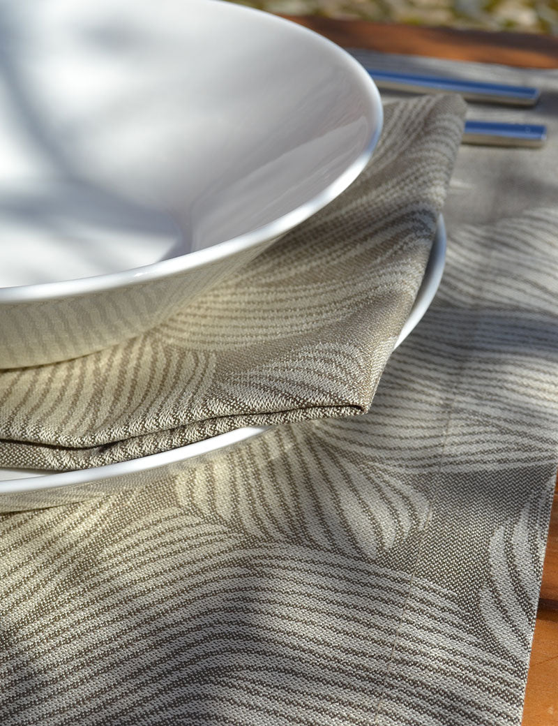 Napkins Outdoor Jacquard Walnut