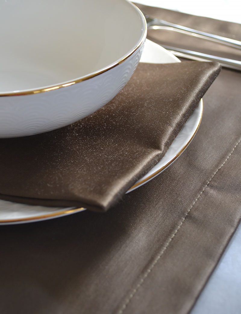 Serviettes Shiny-Chic Bronze