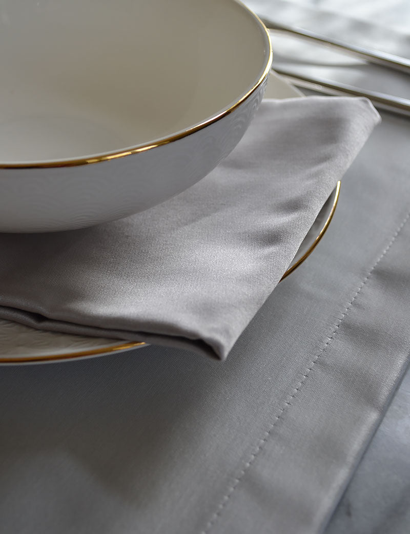 Napkins Shiny-Chic Silver