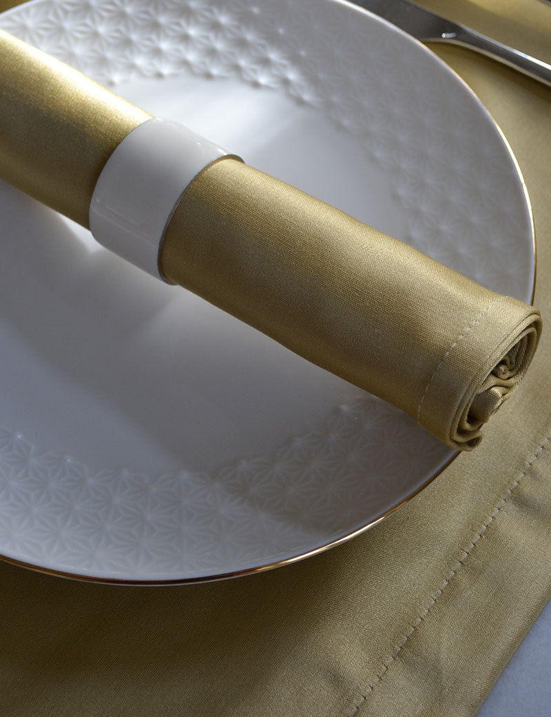 Napkins Shiny-Chic Gold