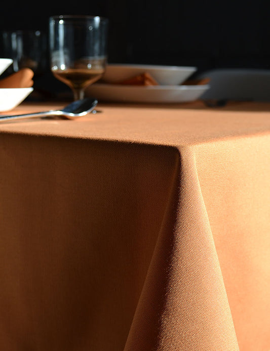 Tablecloth Uni Cotton Camel