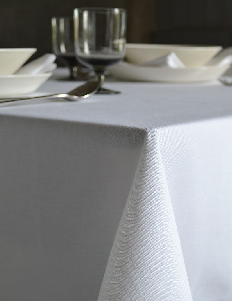 Tablecloth Uni Cotton White