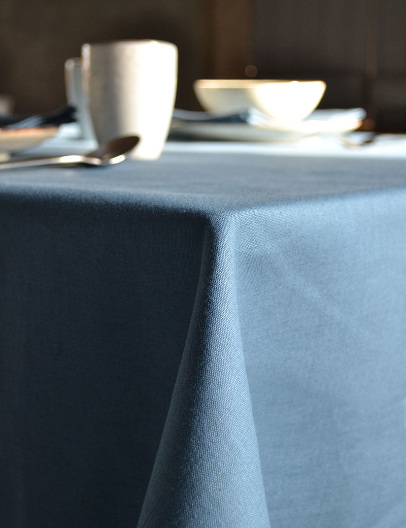 Tablecloth Hospitality linen Denim blue