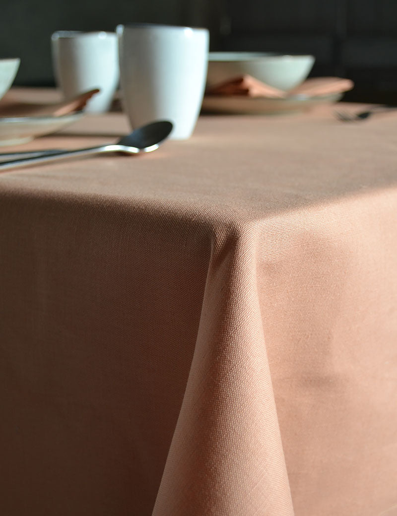 Tablecloth Hospitality linen Terracotta