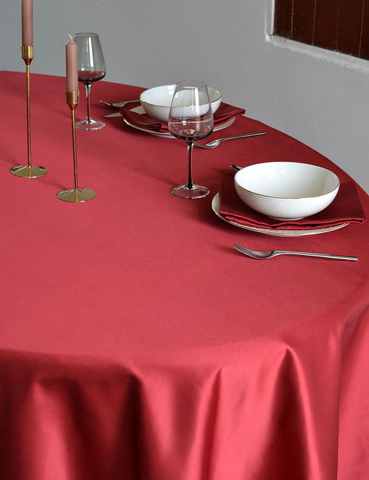 Tablecloth Shiny-Chic Ruby