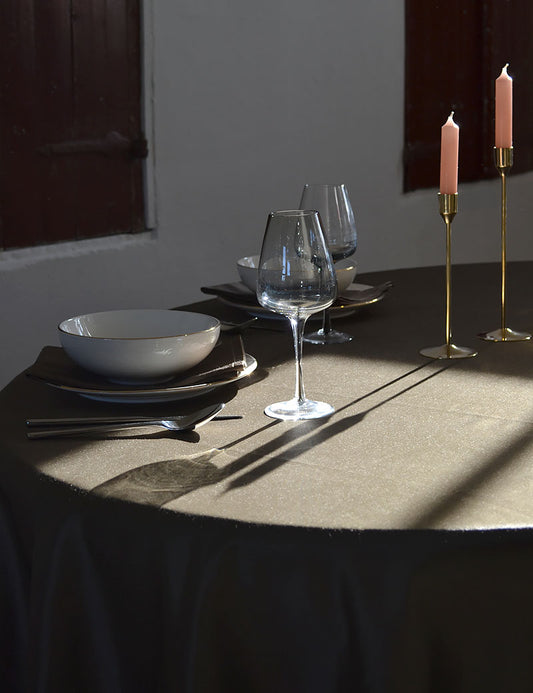 Tablecloth Shiny-Chic Bronze