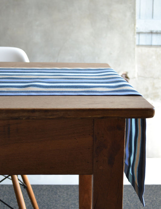 Table runner Outdoor Basque Blue