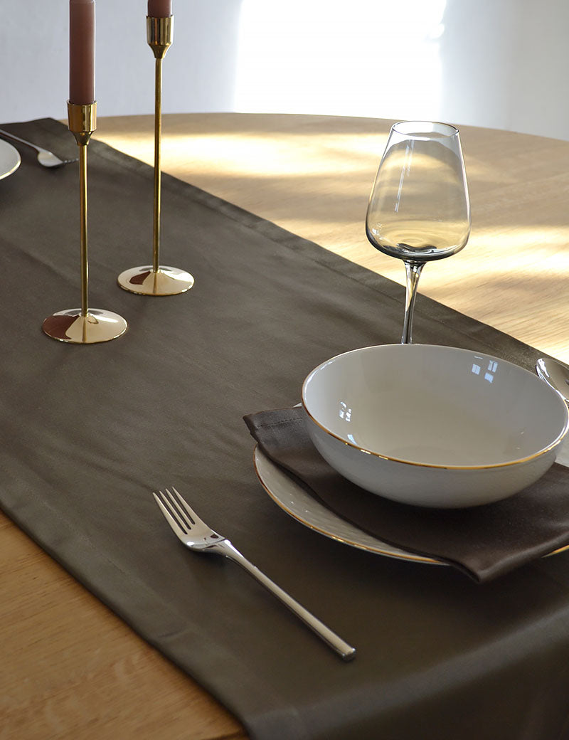 Chemin de table Shiny-Chic Bronze