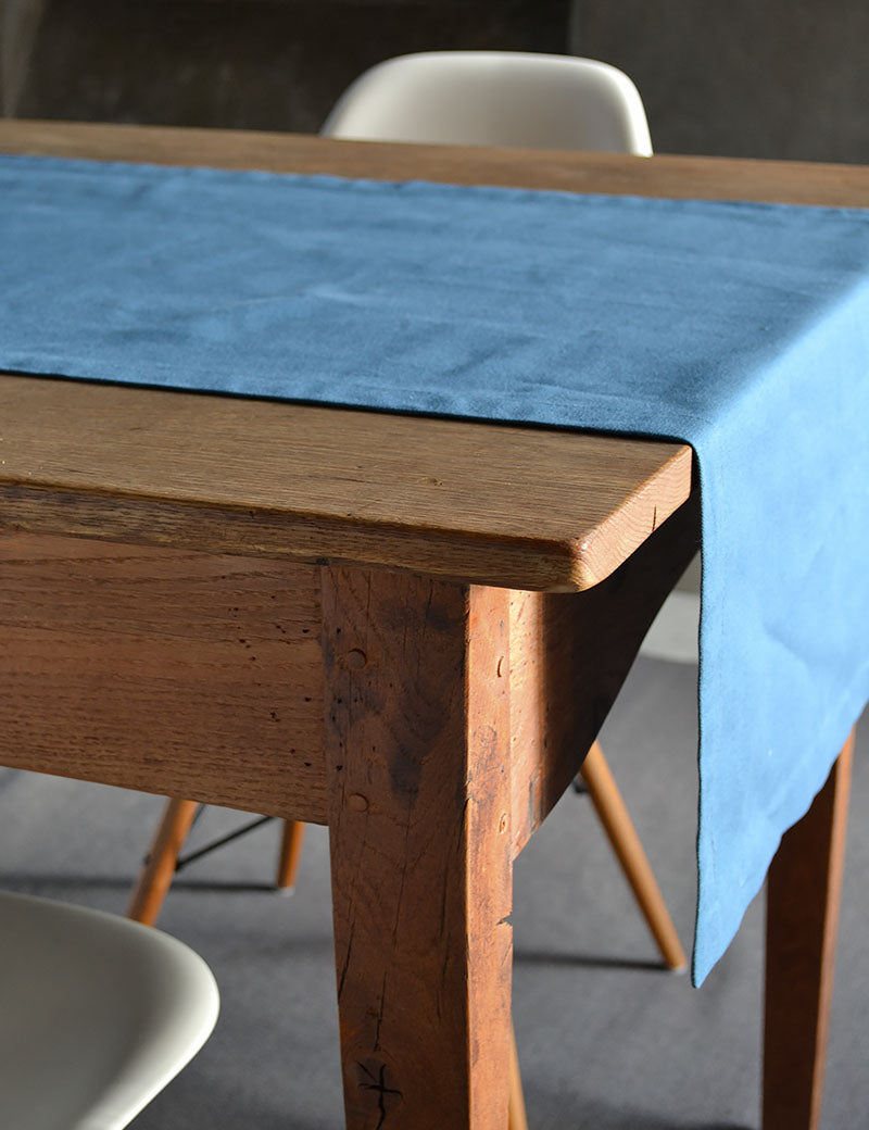 Table runner Hospitality linen Denim blue