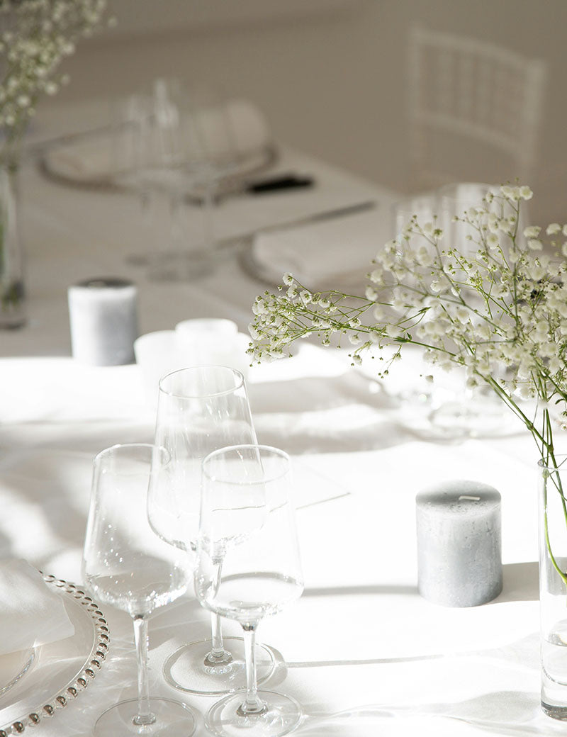 Sets de table Coton Uni Blanc